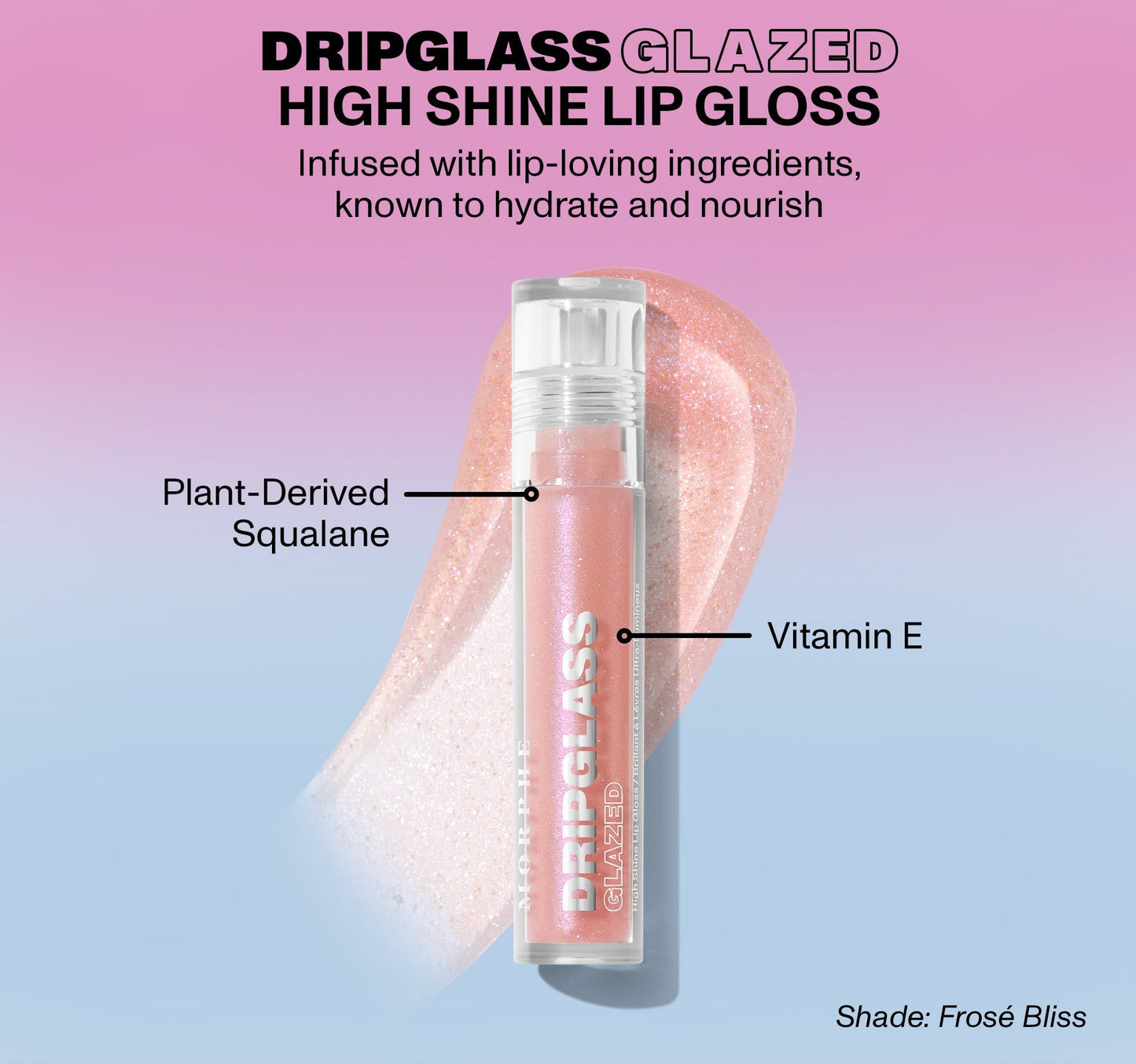 Dripglass Glazed High Shine Lip Gloss