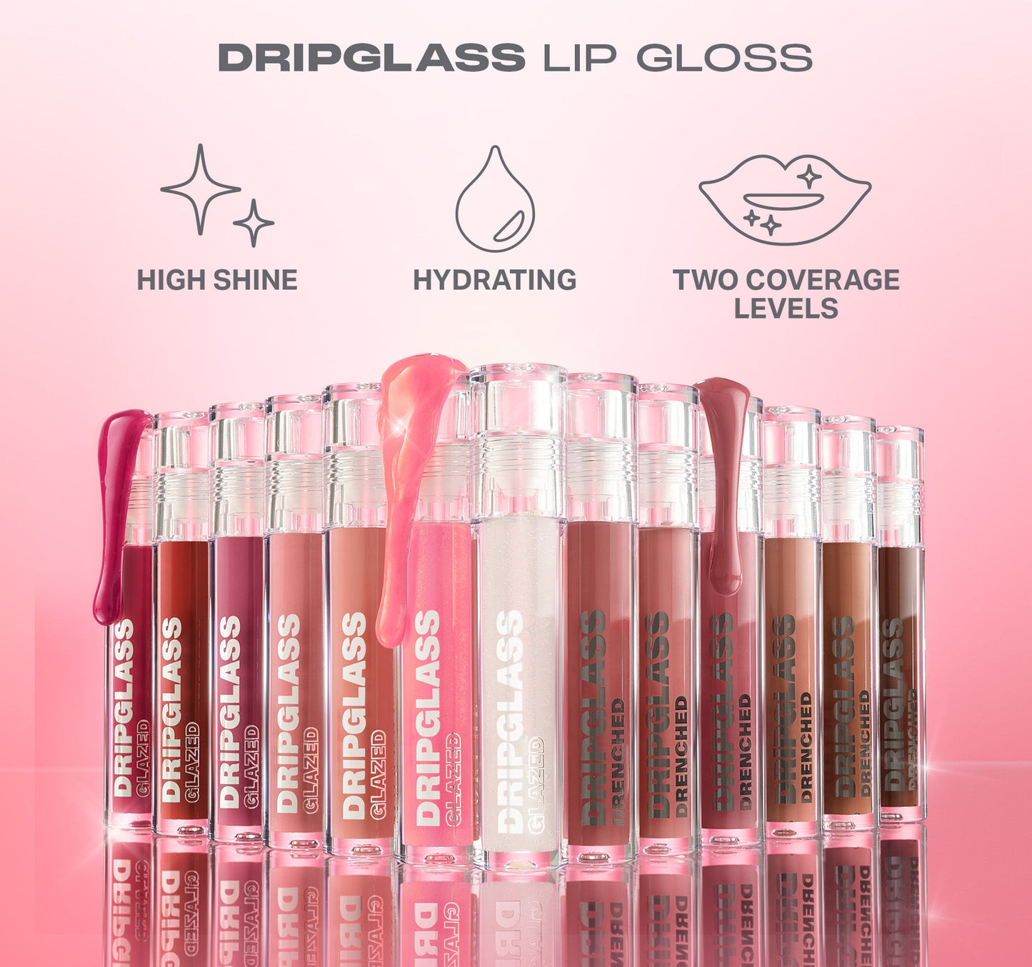 Dripglass Glazed High Shine Lip Gloss